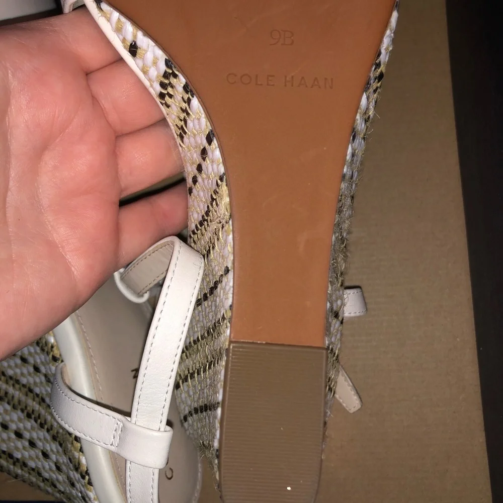 NEW Cole Haan Heels Maddie Wedge Sandals